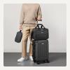 imageAmazon Basics 4Piece Luggage Set Including Two Hardside Suitcases With Multidirectional Spinner Wheels 22quot CarryOn and 28quot Checked 15quot Tote Bag and 10quot Compact Travel Bag Rose GoldBlack
