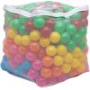 imageAmazon Basics BPA Free CrushProof Plastic Ball Pit Balls with Storage Bag Toddlers Kids 12 Months Pack of 400 Balls 6 Pastel Colors6 Bright Colors