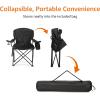imageAmazon Basics Camping ChairX Large  Padded  Black