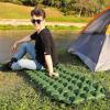 imageAmazon Basics Camping Sleeping Pad with QuickInflate Foot Pump Water Resistant Ultralight Olive Green