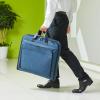 imageAmazon Basics CarryOn Garment Bag for Travel and Business Trips with Shoulder Strap Hanging Suit Luggage Bag for Men Women Wrinkle Free Cover for Suits Dresses Coats NavyNavy