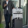 imageAmazon Basics CarryOn Garment Bag for Travel and Business Trips with Shoulder Strap Hanging Suit Luggage Bag for Men Women Wrinkle Free Cover for Suits Dresses Coats NavyGrey