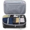 imageAmazon Basics CarryOn Travel Backpack  Black ampamp 4 Piece Packing Travel Organizer Cubes Set Grey