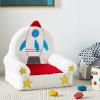 imageAmazon Basics Childrens Plush Toddler Chair Rocket MulticolorRocket