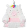 imageAmazon Basics Childrens Plush Toddler Chair Rocket MulticolorUnicorn