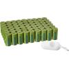 imageAmazon Basics Dog Poop Bags with Dispenser 270 Count Enhanced for Guaranteed Leakproof Lavender Scented Includes Leash ClipTalcum Powder