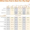imageAmazon Basics Dog and Puppy Pee Pads with 5Layer LeakProof Design and QuickDry Surface for Potty Training Standard Absorbency XLarge 28 x 34 Inch  Pack of 60 Blue ampamp WhiteRegular 50 Count