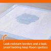 imageAmazon Basics Dog and Puppy Pee Pads with 5Layer LeakProof Design and QuickDry Surface for Potty Training Standard Absorbency XLarge 28 x 34 Inch  Pack of 60 Blue ampamp WhiteRegular 50 Count