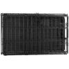 imageAmazon Basics Durable Foldable Collapsible Portable Metal Wire Dog Crate with Tray Single Door with Divider Panel Easy to Assemble ampamp Clean 36 x 23 x 25 in Black220L x 130W x 160H