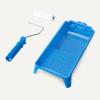 imageAmazon Basics Foam Kit 4quot Roller 8 Pack One Size Complete Paint Roller Kit with Small Foam Paint Roller Covers Frame Tray and Liner for Professional Painting Results Blue