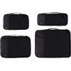 imageAmazon Basics Hanging Travel Toiletry Bag Organizer Shower Dopp Kit Black ampamp 4 Piece Packing Travel Organizer Cubes Set Black