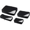 imageAmazon Basics Hanging Travel Toiletry Bag Organizer Shower Dopp Kit Black ampamp 4 Piece Packing Travel Organizer Cubes Set Black