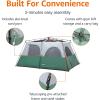 imageAmazon Basics Instant Camping Tent with Rainfly WeatherResistant Quick Setup10 Person