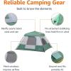 imageAmazon Basics Instant Camping Tent with Rainfly WeatherResistant Quick Setup6 Person