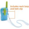 imageAmazon Basics Kids Walkie Talkie Set Range Extending Set of 2 for Camping or Birthday Toys Green and Blue