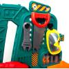 imageAmazon Basics Kids Workbench Construction Toy Tool Set Playset with 80 Pieces Including Tools Accessories Play Helmet ampamp Play Safety Goggles for Kids Ages 3 and Up Multicolor Medium