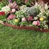 imageAmazon Basics Landscape Edging Coil pack of 10 Stakes 5 inch x 40FT Brown5