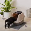 imageAmazon Basics NoMess Hooded Cat Litter Box Standard Multicolor 21 in x 16 in x 15 inMulticolor