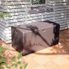 imageAmazon Basics Outdoor Patio Storage Box 150 Gallon Deck Box Waterproof and Weatherresistant Furniture Cushions Garden Tools Brown99 gallon