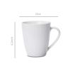 imageAmazon Basics Porcelain 12 oz Coffee Mug Set 12 Count White Previously AmazonCommercial brand
