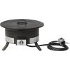 imageAmazon Basics Portable Propane Fire Pit 19 inch Round Gas for Patio 55000 BTU Carry Strapblack