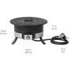 imageAmazon Basics Portable Propane Fire Pit 19 inch Round Gas for Patio 55000 BTU Carry Strapblack