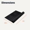 imageAmazon Basics Privacy Screen Fence Black 1PackWeed Barrier Fabric 3ft x 50ft