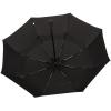 imageAmazon Basics Round Travel Umbrella for Rain Windproof Compact Umbrella with Wind Vent Auto OpenClose Strong Alloy Steel Frame Compact Size for BackpacksHandbags 11quot Long When Closed One Size Black