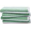 imageAmazon Basics Sky Blue Cabana Stripe Pool ampamp Beach Towel 100 Cotton Soft ampamp Absorbent Machine Washable Quick Dry Large 2 Pack Sky Blue 30quot x 60quotGreen