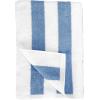 imageAmazon Basics Sky Blue Cabana Stripe Pool ampamp Beach Towel 100 Cotton Soft ampamp Absorbent Machine Washable Quick Dry Large 2 Pack Sky Blue 30quot x 60quotSky Blue