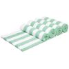 imageAmazon Basics Sky Blue Cabana Stripe Pool ampamp Beach Towel 100 Cotton Soft ampamp Absorbent Machine Washable Quick Dry Large 2 Pack Sky Blue 30quot x 60quotGreen