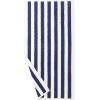 imageAmazon Basics Sky Blue Cabana Stripe Pool ampamp Beach Towel 100 Cotton Soft ampamp Absorbent Machine Washable Quick Dry Large 2 Pack Sky Blue 30quot x 60quotNavy Blue