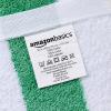 imageAmazon Basics Sky Blue Cabana Stripe Pool ampamp Beach Towel 100 Cotton Soft ampamp Absorbent Machine Washable Quick Dry Large 2 Pack Sky Blue 30quot x 60quotGreen