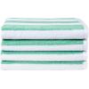 imageAmazon Basics Sky Blue Cabana Stripe Pool ampamp Beach Towel 100 Cotton Soft ampamp Absorbent Machine Washable Quick Dry Large 2 Pack Sky Blue 30quot x 60quotGreen