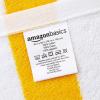 imageAmazon Basics Sky Blue Cabana Stripe Pool ampamp Beach Towel 100 Cotton Soft ampamp Absorbent Machine Washable Quick Dry Large 2 Pack Sky Blue 30quot x 60quotYellow
