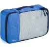 imageAmazon Basics Small Packing Cubes for Travel Packing Organizers 4PieceSet With Double Zipper Pulls and Mesh Top Panel 100 Durable Polyester Black 11quotL x 68quotW x 3quotHBlue