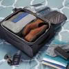 imageAmazon Basics Small Packing Cubes for Travel Packing Organizers 4PieceSet With Double Zipper Pulls and Mesh Top Panel 100 Durable Polyester Black 11quotL x 68quotW x 3quotHGray