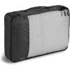 imageAmazon Basics Small Packing Cubes for Travel Packing Organizers 4PieceSet With Double Zipper Pulls and Mesh Top Panel 100 Durable Polyester Black 11quotL x 68quotW x 3quotHBlack