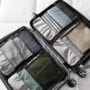 imageAmazon Basics Small Packing Cubes for Travel Packing Organizers 4PieceSet With Double Zipper Pulls and Mesh Top Panel 100 Durable Polyester Black 11quotL x 68quotW x 3quotHGray