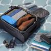 imageAmazon Basics Small Packing Cubes for Travel Packing Organizers 4PieceSet With Double Zipper Pulls and Mesh Top Panel 100 Durable Polyester Black 11quotL x 68quotW x 3quotHSky Blue