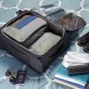 imageAmazon Basics Small Packing Cubes for Travel Packing Organizers 4PieceSet With Double Zipper Pulls and Mesh Top Panel 100 Durable Polyester Black 11quotL x 68quotW x 3quotHGray