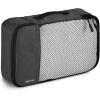 imageAmazon Basics Small Packing Cubes for Travel Packing Organizers 4PieceSet With Double Zipper Pulls and Mesh Top Panel 100 Durable Polyester Black 11quotL x 68quotW x 3quotHBlack