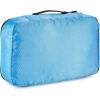 imageAmazon Basics Small Packing Cubes for Travel Packing Organizers 4PieceSet With Double Zipper Pulls and Mesh Top Panel 100 Durable Polyester Black 11quotL x 68quotW x 3quotHSky Blue