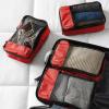 imageAmazon Basics Small Packing Cubes for Travel Packing Organizers 4PieceSet With Double Zipper Pulls and Mesh Top Panel 100 Durable Polyester Black 11quotL x 68quotW x 3quotHRed