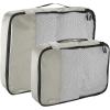 imageAmazon Basics Small Packing Cubes for Travel Packing Organizers 4PieceSet With Double Zipper Pulls and Mesh Top Panel 100 Durable Polyester Black 11quotL x 68quotW x 3quotHGray