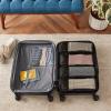 imageAmazon Basics Small Packing Cubes for Travel Packing Organizers 4PieceSet With Double Zipper Pulls and Mesh Top Panel 100 Durable Polyester Black 11quotL x 68quotW x 3quotHBlack