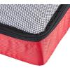 imageAmazon Basics Small Packing Cubes for Travel Packing Organizers 4PieceSet With Double Zipper Pulls and Mesh Top Panel 100 Durable Polyester Black 11quotL x 68quotW x 3quotHRed