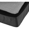 imageAmazon Basics Small Packing Cubes for Travel Packing Organizers 4PieceSet With Double Zipper Pulls and Mesh Top Panel 100 Durable Polyester Black 11quotL x 68quotW x 3quotHBlack