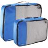 imageAmazon Basics Small Packing Cubes for Travel Packing Organizers 4PieceSet With Double Zipper Pulls and Mesh Top Panel 100 Durable Polyester Black 11quotL x 68quotW x 3quotHBlue