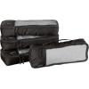 imageAmazon Basics Small Packing Cubes for Travel Packing Organizers 4PieceSet With Double Zipper Pulls and Mesh Top Panel 100 Durable Polyester Black 11quotL x 68quotW x 3quotHBlack